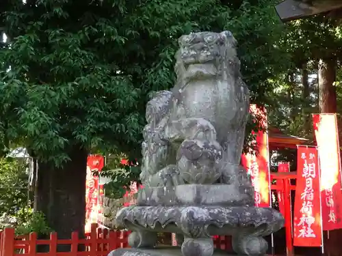 鏡石鹿嶋神社 ＊安産・開運・勝利の神さま＊の狛犬