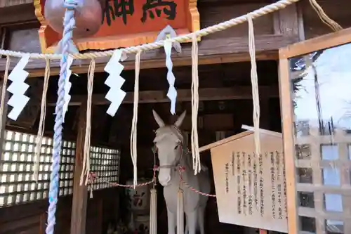 三春大神宮の狛犬