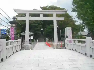 白旗神社の鳥居