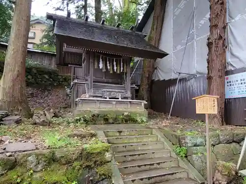 諏訪大社の末社・摂社