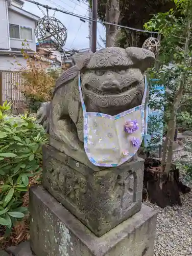 菊田神社の狛犬