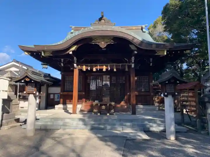 片山八幡神社の本殿・本堂