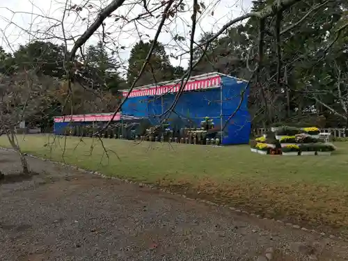 茨城縣護國神社の庭園