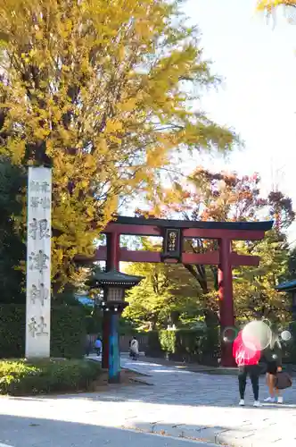 根津神社の鳥居