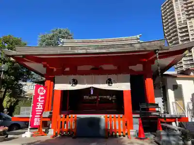 麻布氷川神社の本殿・本堂