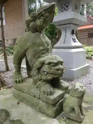 天健金草神社の狛犬