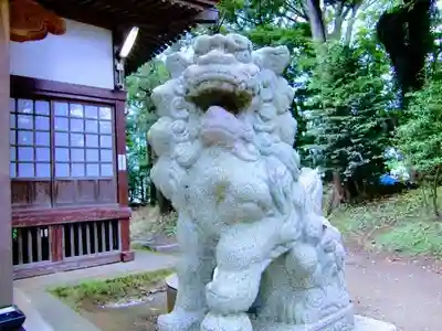 生實神社の狛犬