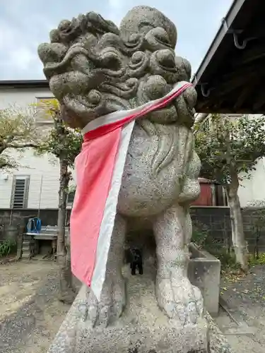 庄春日神社の狛犬