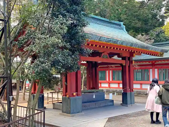 武蔵一宮氷川神社の手水舎