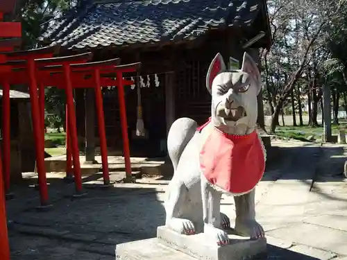 佐間天神社の狛犬