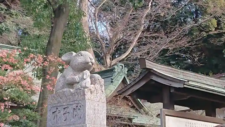 調神社の狛犬