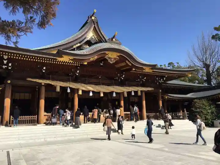 寒川神社の本殿・本堂