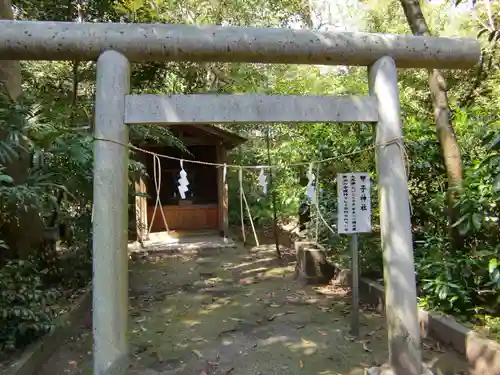 宮川熊野神社の鳥居