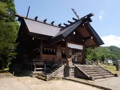 相馬妙見宮　大上川神社の本殿