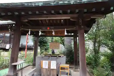 鷺宮八幡神社の手水舎