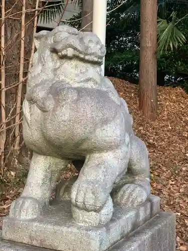 千年神社の狛犬