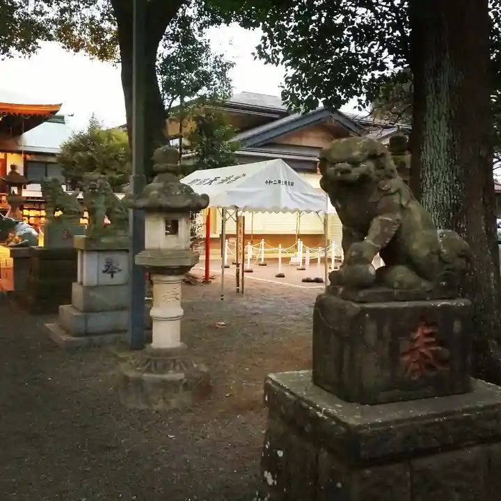 町田天満宮の狛犬