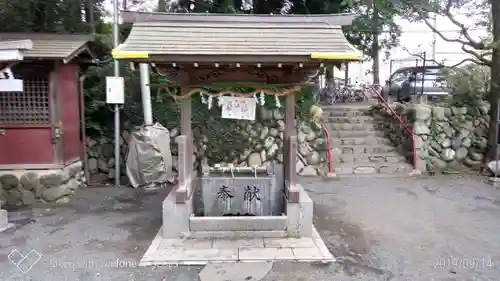 日吉神社の手水舎
