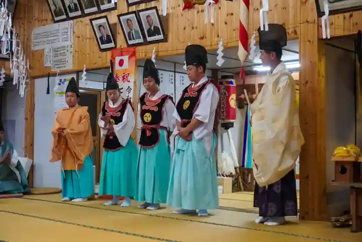 尻岸内八幡神社のお祭り