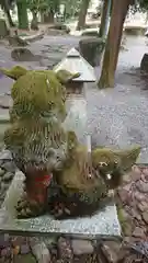 岐阜護國神社の狛犬