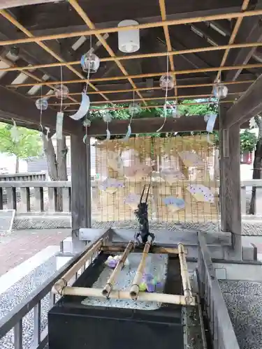 江南神社の手水