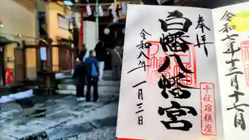 白幡八幡神社の御朱印 2026年01月