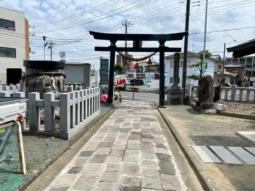 下野國一社八幡宮の鳥居