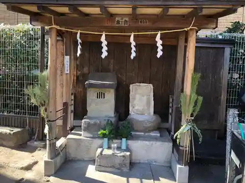 元宿神社の手水舎