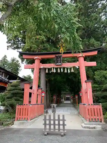 遠野郷八幡宮の鳥居