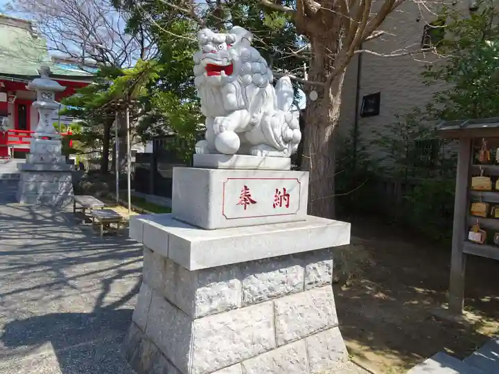 当代島稲荷神社の狛犬