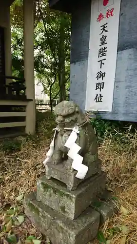 蠣崎神社の狛犬