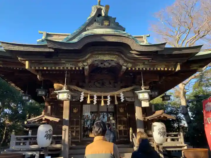 白旗神社の本殿・本堂