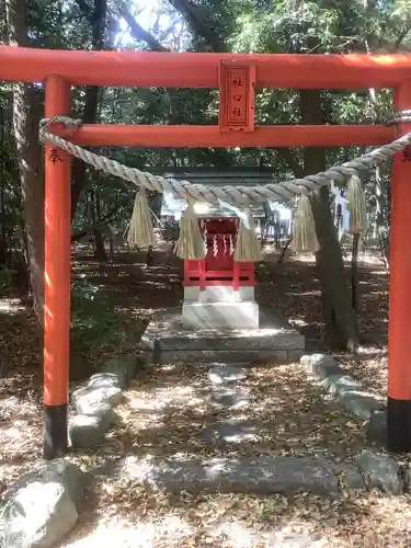 不乗森神社の鳥居