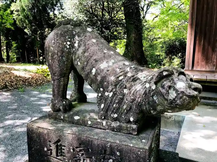 千栗八幡宮の狛犬