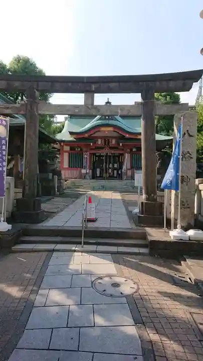 鮫州八幡神社の鳥居