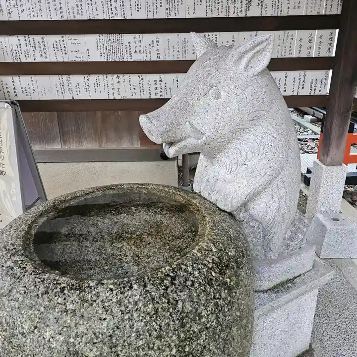 護王神社の手水舎