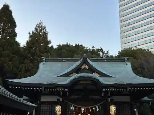 落合白山神社の本殿・本堂