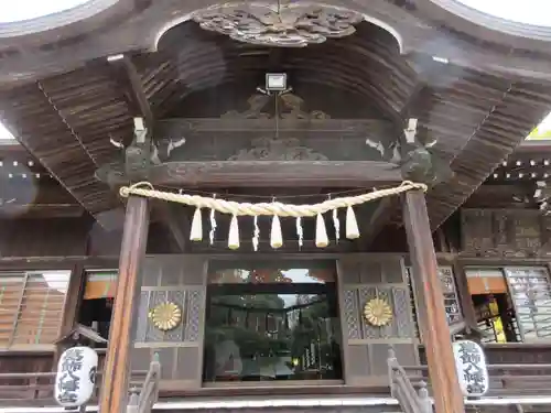 葛飾八幡宮の本殿・本堂