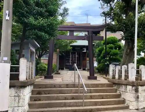 桜森稲荷神社の鳥居