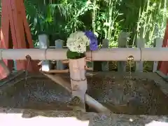 富部神社の手水