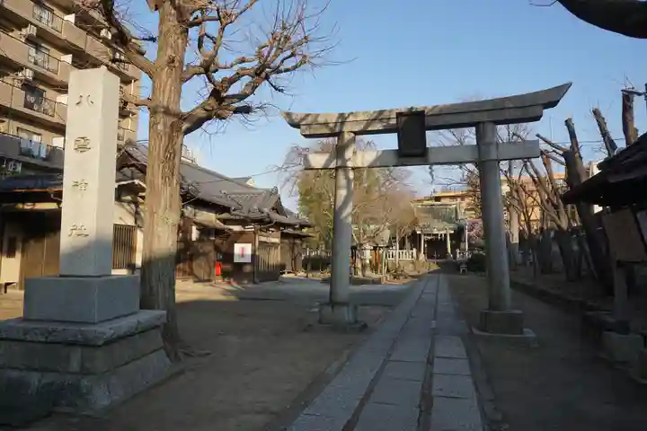岩淵八雲神社の鳥居