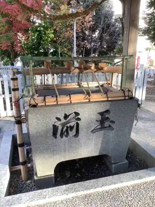 七所神社の手水舎