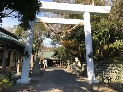 白羽神社の鳥居