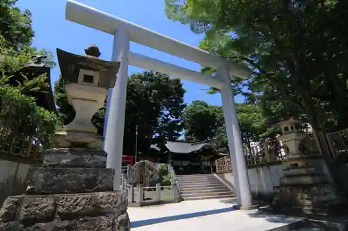 安積國造神社の鳥居