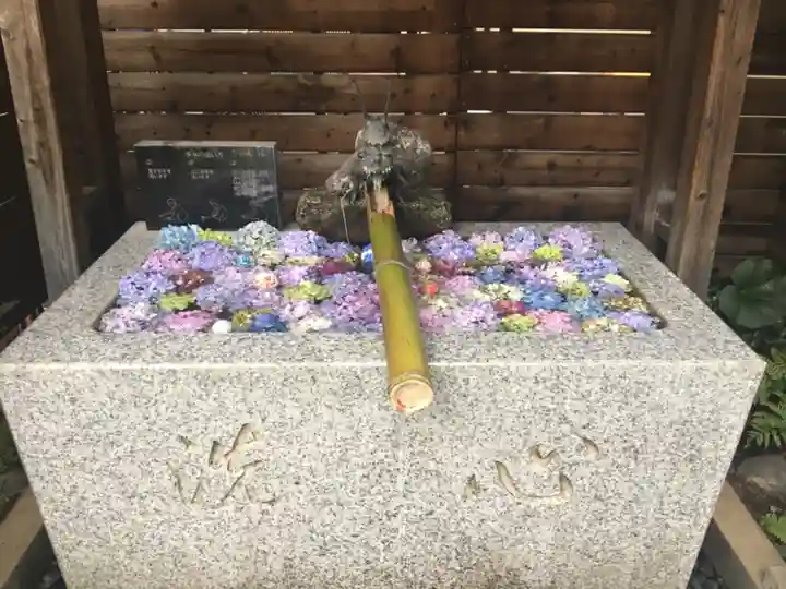 鎮守氷川神社の手水舎