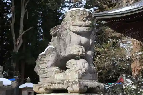 田村神社の狛犬