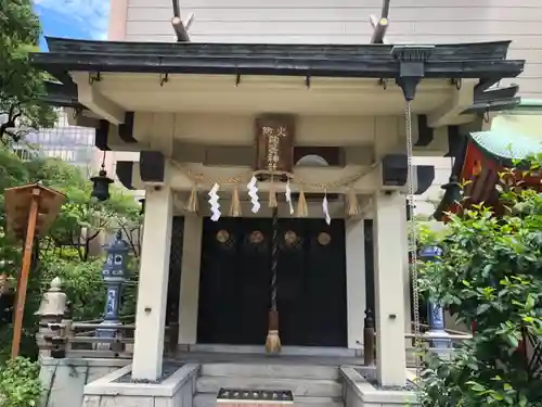 坐摩神社の本殿