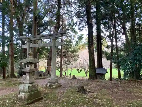 五柱神社の景色