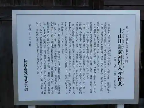 結城諏訪神社の建物その他