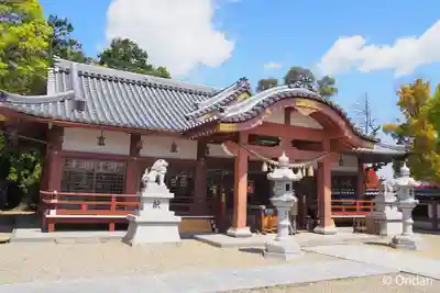 百済王神社の本殿・本堂